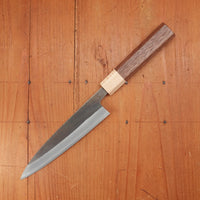 Hitohira TD 165mm Gyuto Stainless Clad Aogami 2 Kurouchi Walnut Handle