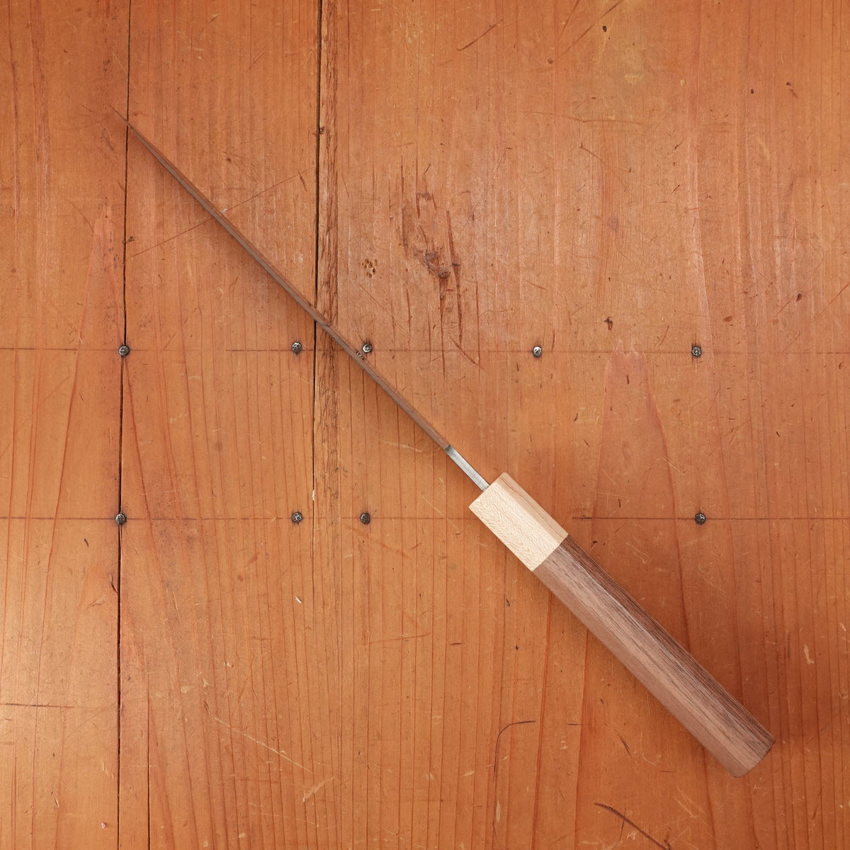 Hitohira TD 165mm Gyuto Stainless Clad Aogami 2 Kurouchi Walnut Handle