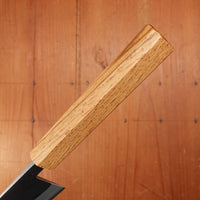Hitohira TD 210mm Gyuto Stainless Clad Aogami 2 Kurouchi Oak Handle