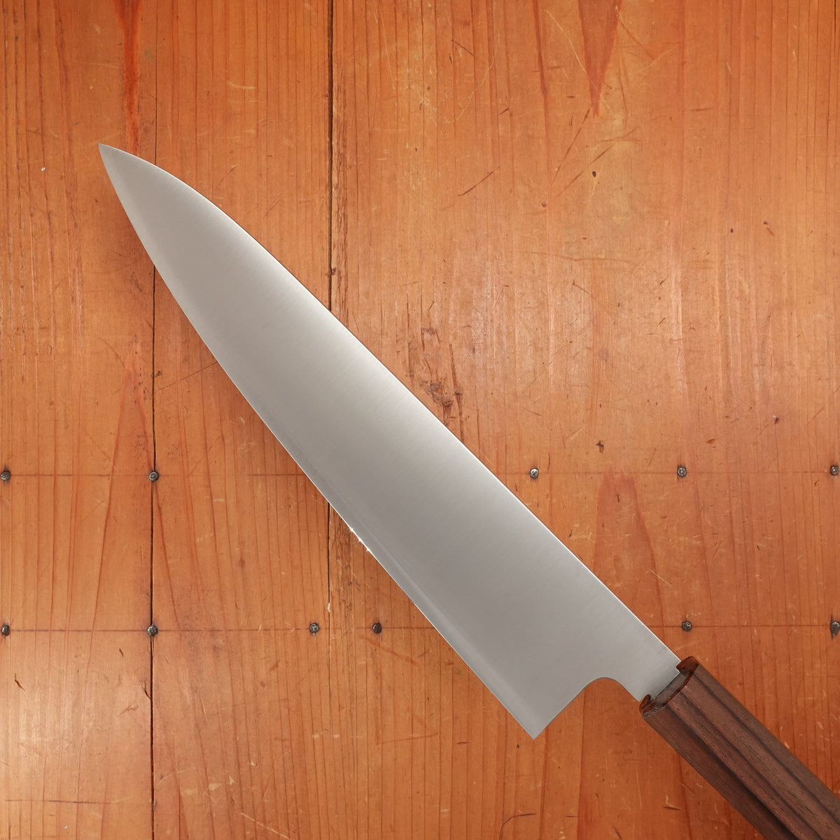 New Old Stock First Generation Konosuke Sanjo GS 240mm Gyuto SLD Khii Rosewood Handle