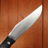 Pallares Pedraforca 11.5cm Clip Point Stainless Steel Lockback Black Micarta Handle