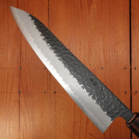 Hitohira Futana SB 210mm Gyuto Aogami Super Kurouchi Tsuchime Cherry Wood