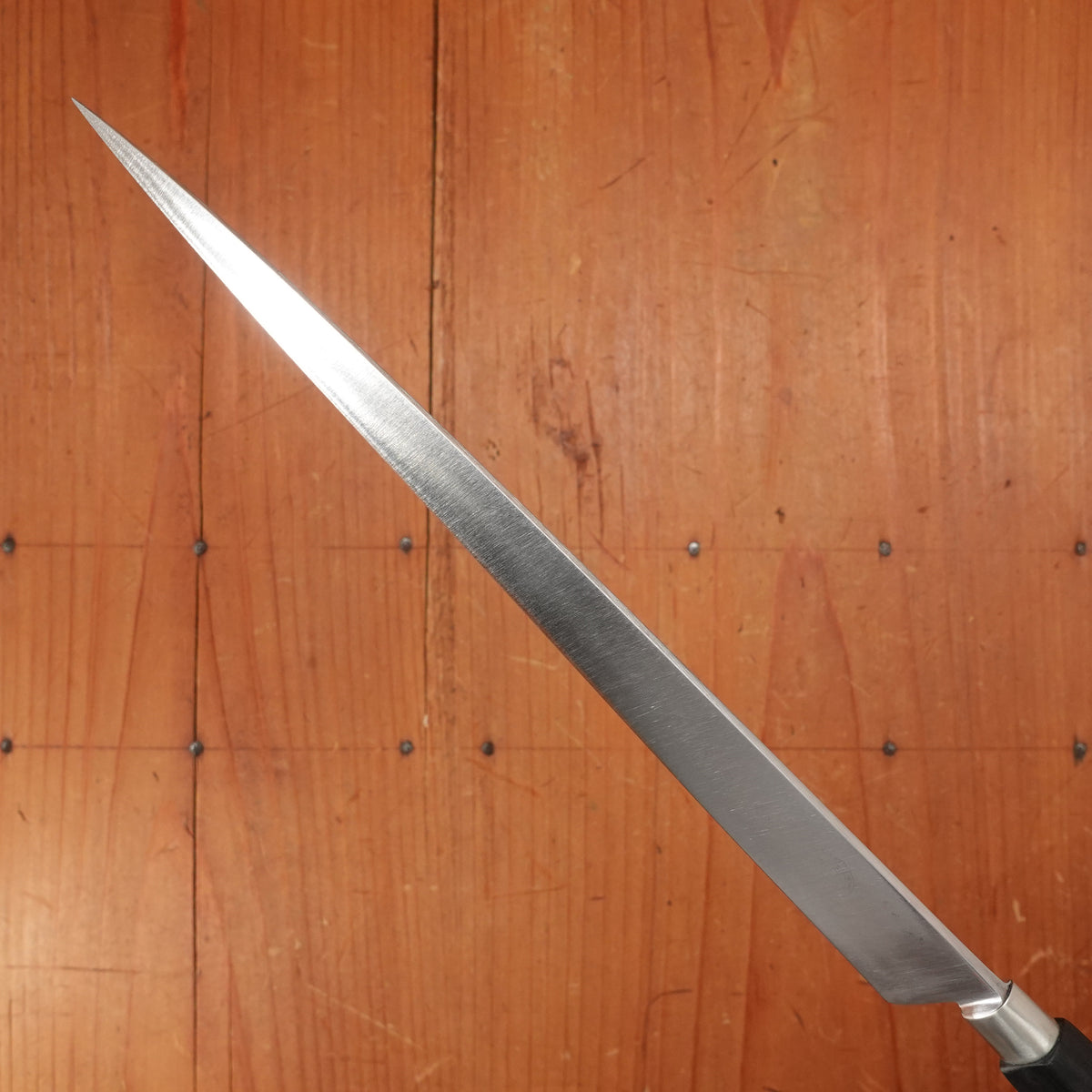 Friedr Herder Constant 9.25" Slicer Forged Stainless Nogent Style Handle Solingen, Germany 1950s