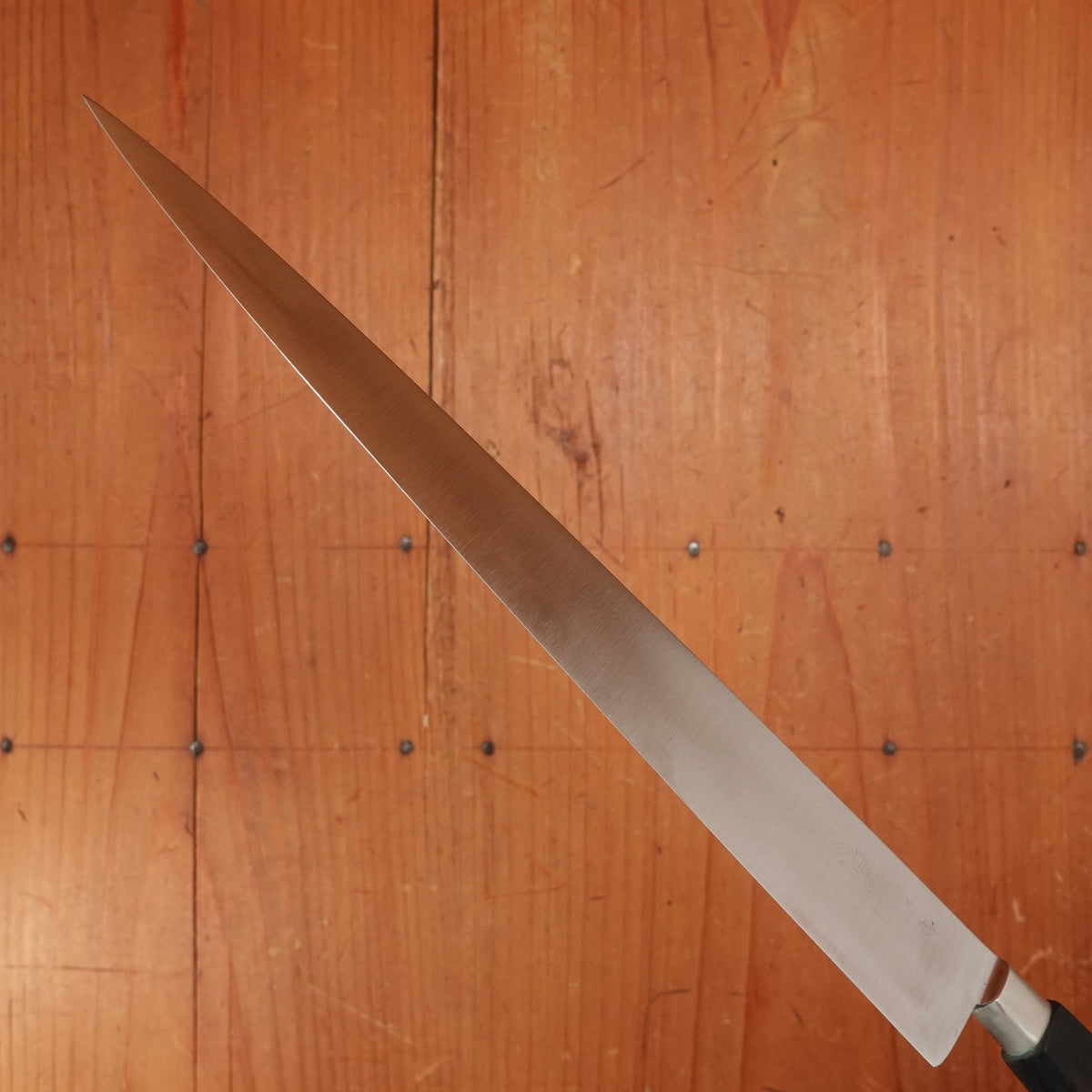 Friedr Herder Constant 9.25" Slicer Forged Stainless Nogent Style Handle Solingen, Germany 1950s