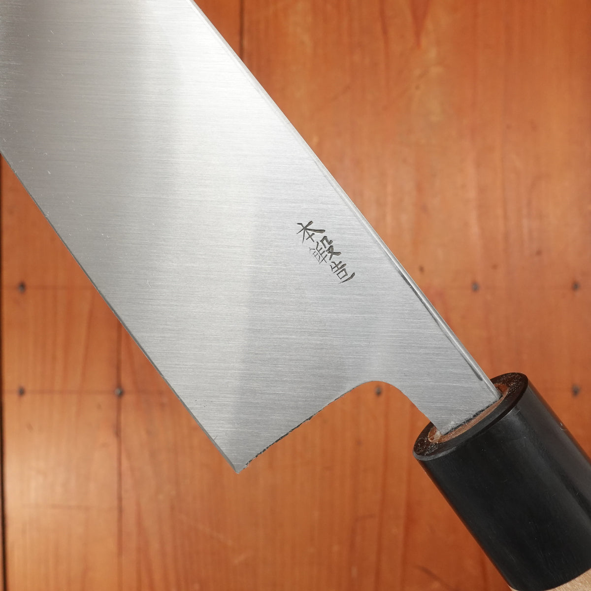 Morihei Munetsugu 210mm Ai Deba Shirogami 2 Ho Wood Handle