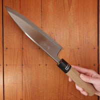 Morihei Munetsugu 210mm Ai Deba Shirogami 2 Ho Wood Handle