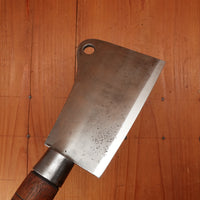 6" Hand Forged Cleaver Turned Handle Approx 1880s-1920