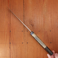L'Enfer 16.5cm / 6.75" Plate-Semelle Boucher Carbon Steel 3 Rosettes Rosewood Handle 1920-30s?