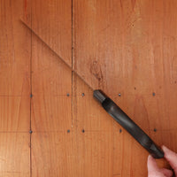 L'Enfer 16.5cm / 6.75" Plate-Semelle Boucher Carbon Steel 3 Rosettes Rosewood Handle 1920-30s?