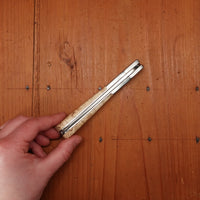Fontenille Pataud Vendetta 12cm Pocket Knife Stainless Lockback Curly Birch with Corkscrew