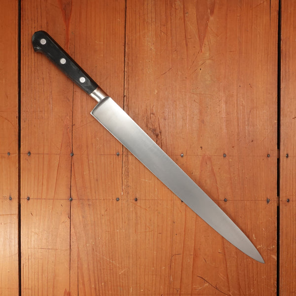 Unmarked 11.75" Sabatier Slicer Stainless POM Handle France 1970-90