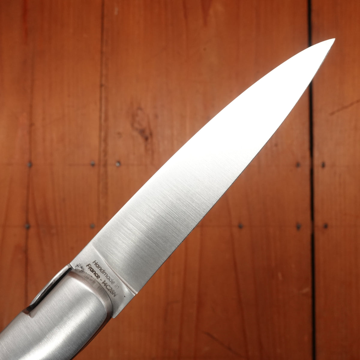 Fontenille Pataud Sperone 12cm Pocket Knife Stainless Lockback Pinned Cow Bone