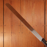 New Old Stock Columbia Cutlery Co 12" Roast Beef Knife Stainless Rosewood Handle USA 1930-50s
