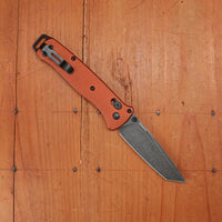Benchmade 537BK-07 Bailout Reverse Tanto CPM-Magnacut AXIS Lock Burnt Copper Aluminum Handle