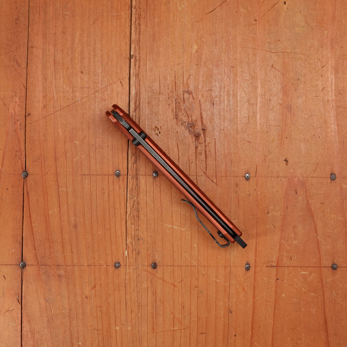 Benchmade 537BK-07 Bailout Reverse Tanto CPM-Magnacut AXIS Lock Burnt Copper Aluminum Handle