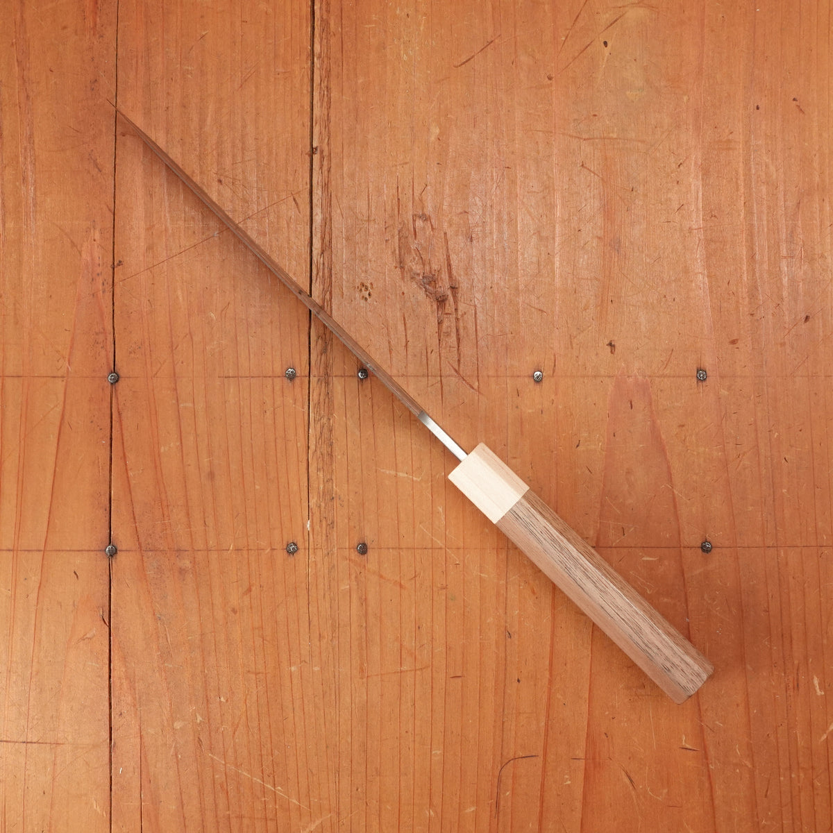 Hitohira TD 150mm Petty Stainless Clad Aogami 2 Kurouchi Walnut Handle
