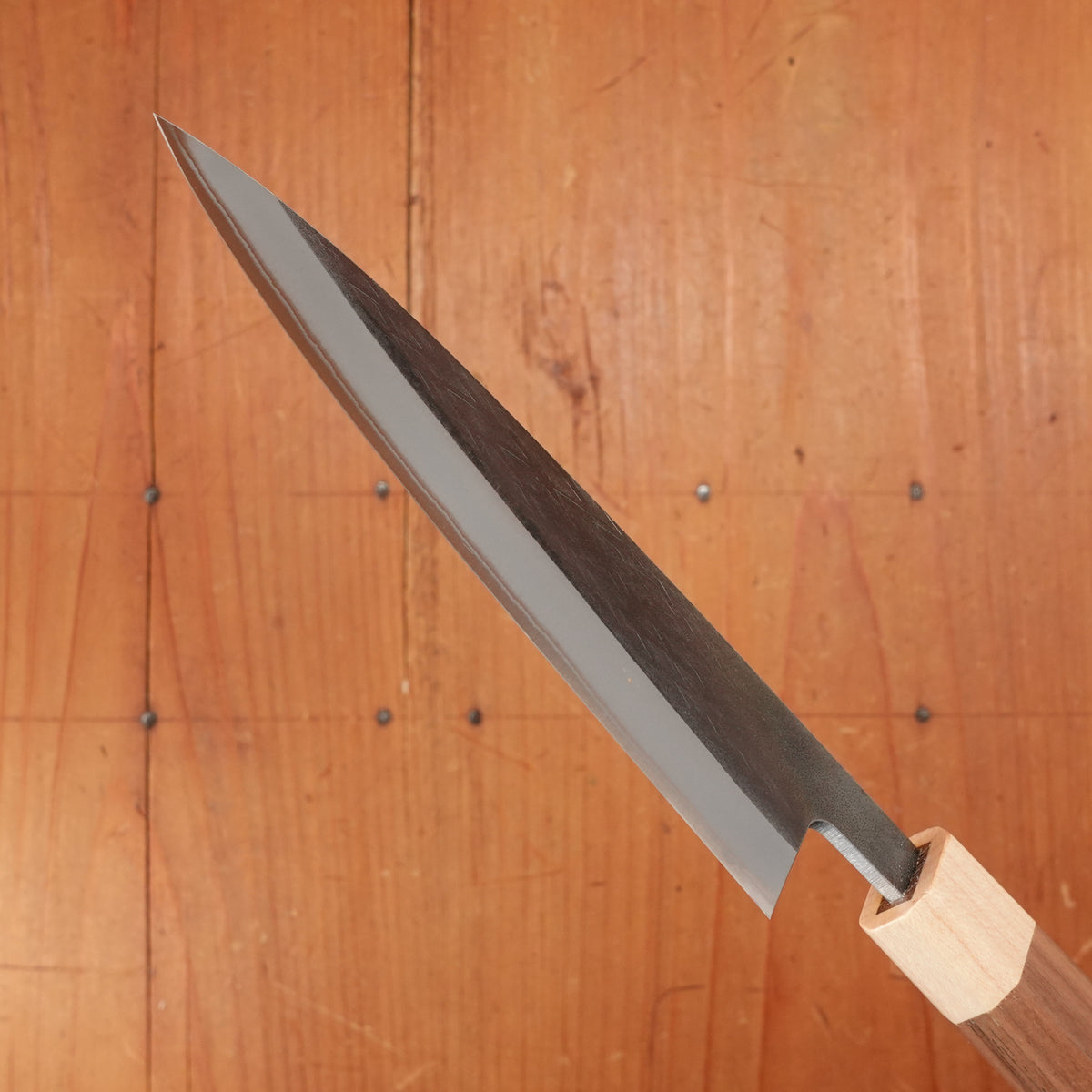 Hitohira TD 150mm Petty Stainless Clad Aogami 2 Kurouchi Walnut Handle