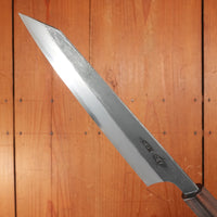 Hitohira Togashi 210mm Kiritsuke Gyuto Shirogami 2 Kurouchi Tagayasan Handle