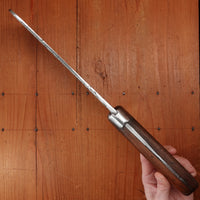 L & I J White 8" Cleaver Laminated Carbon Steel Walnut Handle Buffalo, NY ~1880-1920