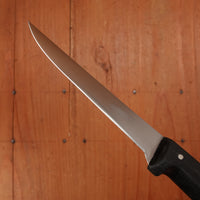 J A Henckels Friodur 5" Boning Knife Ice Tempered Stainless Steel Walnut Handle Solingen, Germany 1950-60s