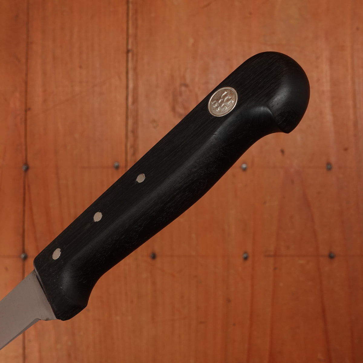 J A Henckels Friodur 5" Boning Knife Ice Tempered Stainless Steel Walnut Handle Solingen, Germany 1950-60s