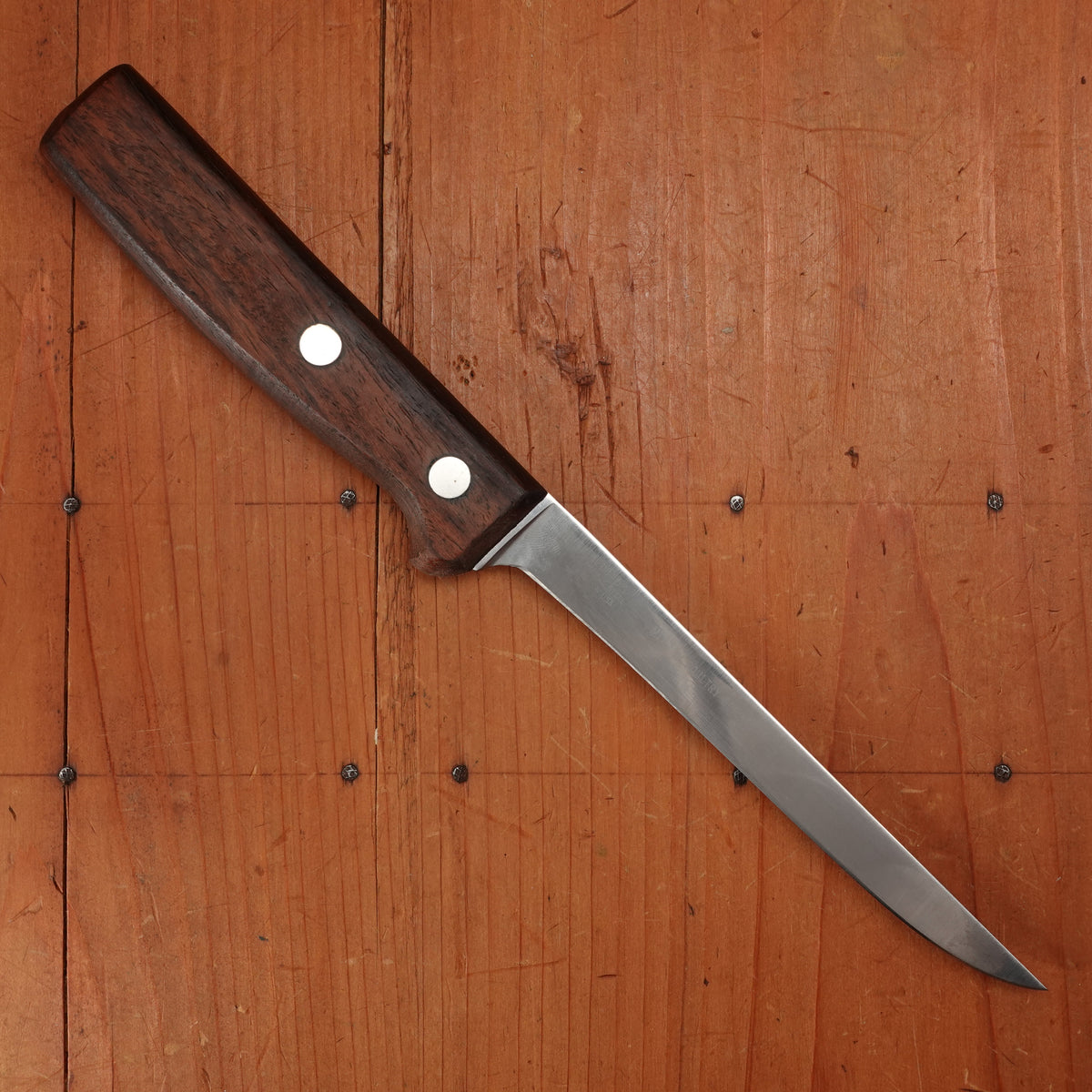 Wear Ever Galloping Gourmet Graham Kerr 6" Boning Knife Stainless Steel Rosewood Handle USA 1968-72