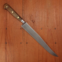 Vintage K Sabatier 8" Yataghan Slicer Forged Stainless Steel Thiers, France 1980-2000