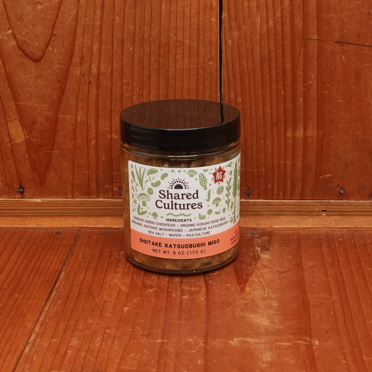Shared Cultures Shiitake Katsuobushi Modern Miso - 6oz