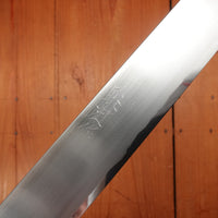 Wakui 270mm Sujihiki Stainless Clad Shirogami 2 Migaki Warikomi Ho Octagonal