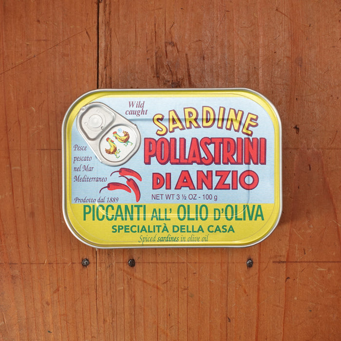 Pollastrini Sardine Spiced Olive Oil - 100g
