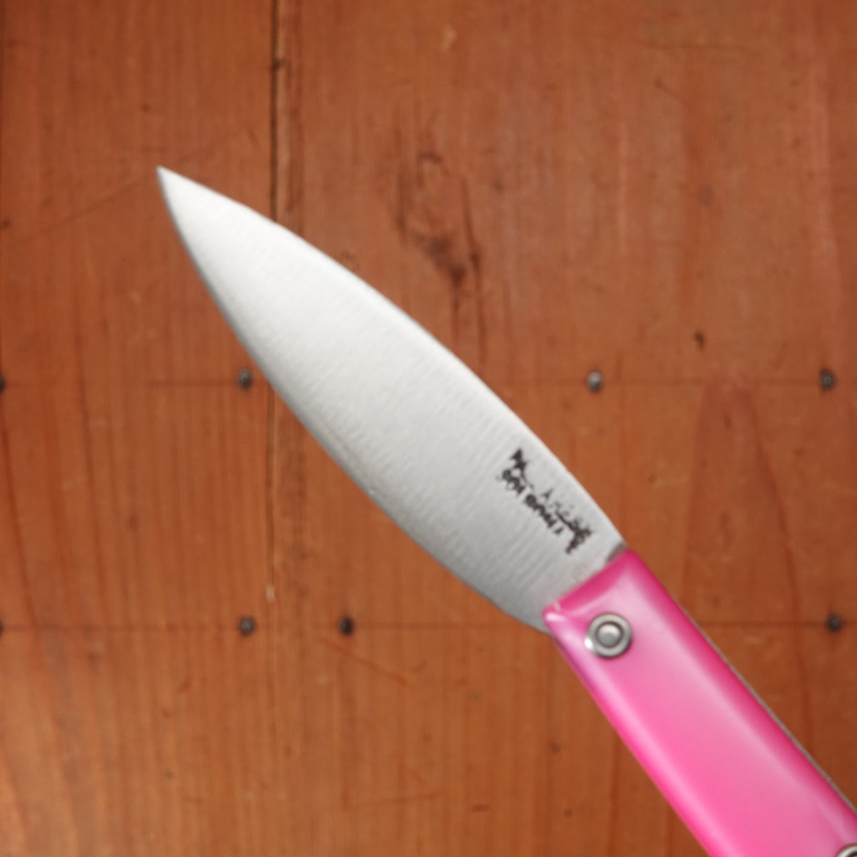 Pallares Comun No.00 7cm Stainless Steel Slipjoint Pink Handle