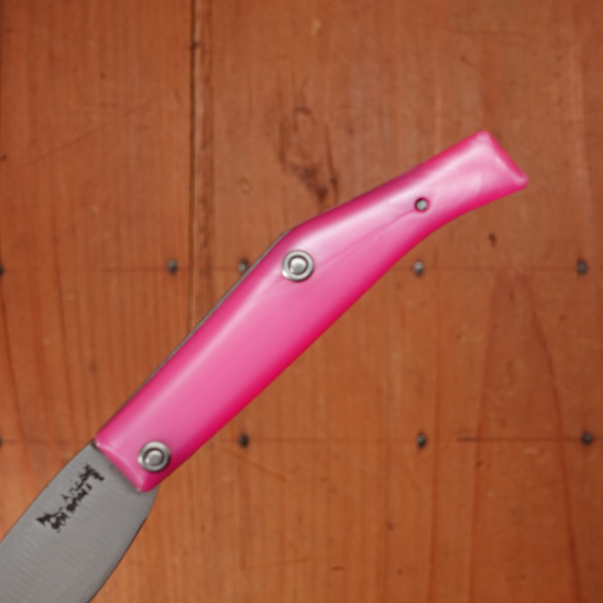 Pallares Comun No.00 7cm Stainless Steel Slipjoint Pink Handle