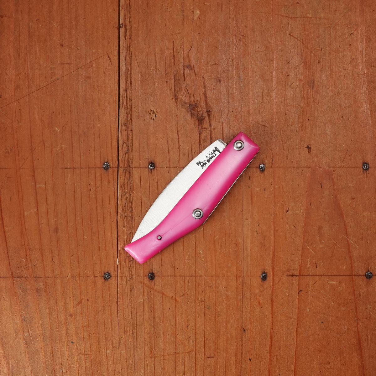 Pallares Comun No.00 7cm Stainless Steel Slipjoint Pink Handle