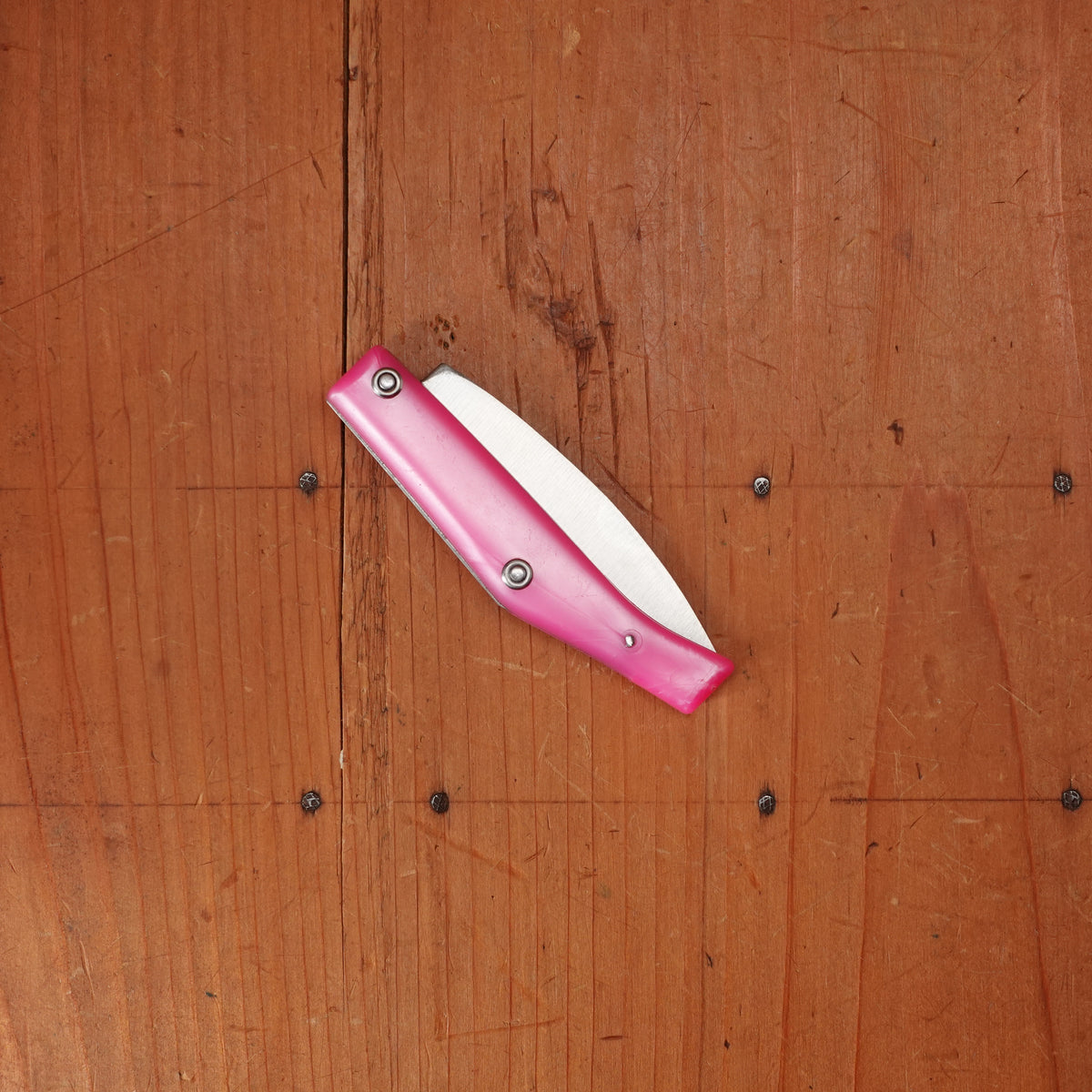 Pallares Comun No.00 7cm Stainless Steel Slipjoint Pink Handle