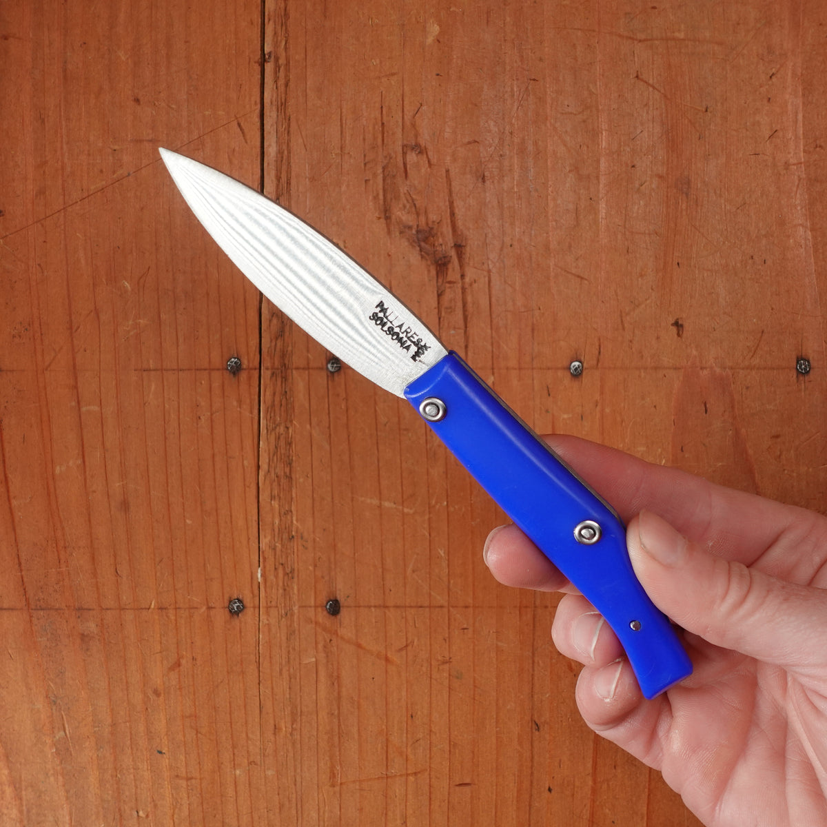Pallares Comun No.00 7cm Stainless Steel Slipjoint Blue Handle