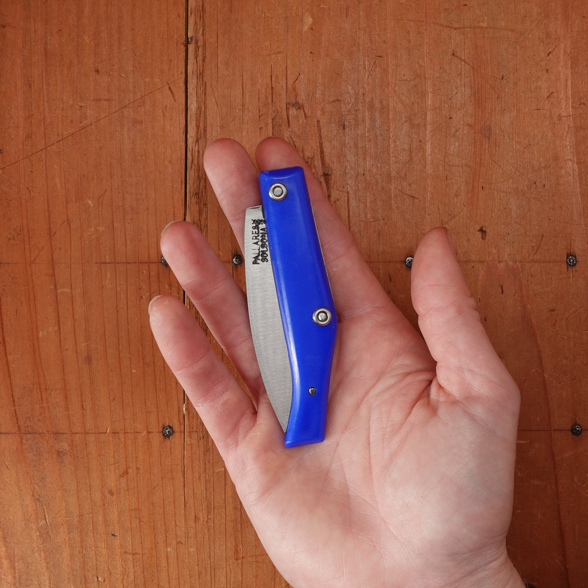 Pallares Comun No.00 7cm Stainless Steel Slipjoint Blue Handle