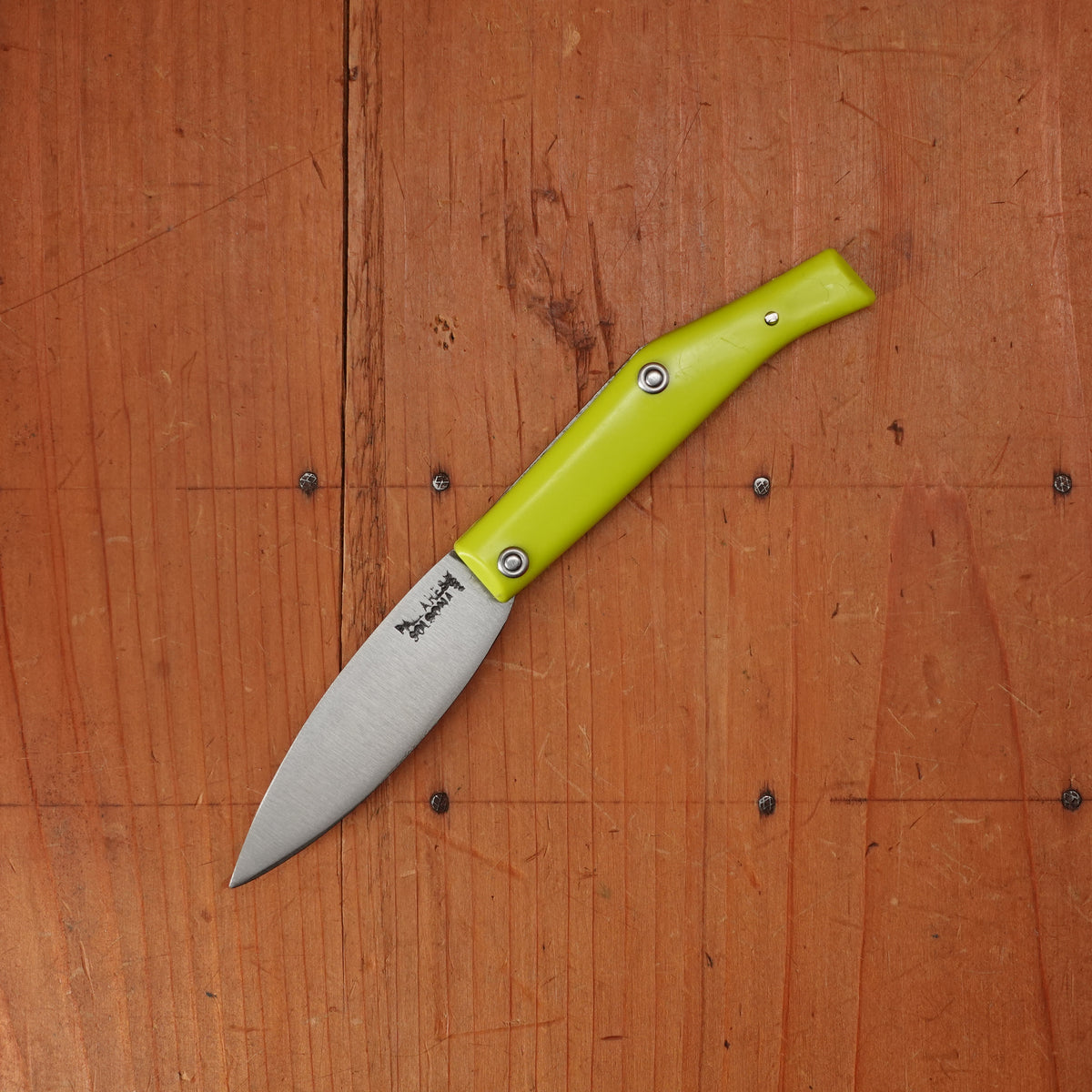 Pallares Comun No.00 7cm Stainless Steel Slipjoint Green Handle