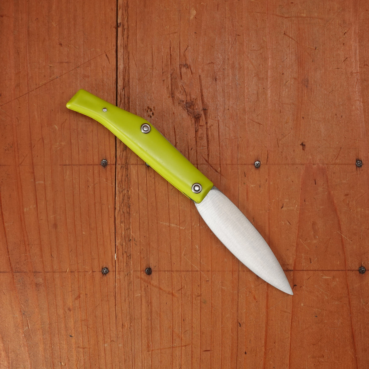 Pallares Comun No.00 7cm Stainless Steel Slipjoint Green Handle