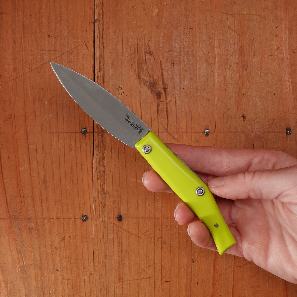 Pallares Comun No.00 7cm Stainless Steel Slipjoint Green Handle