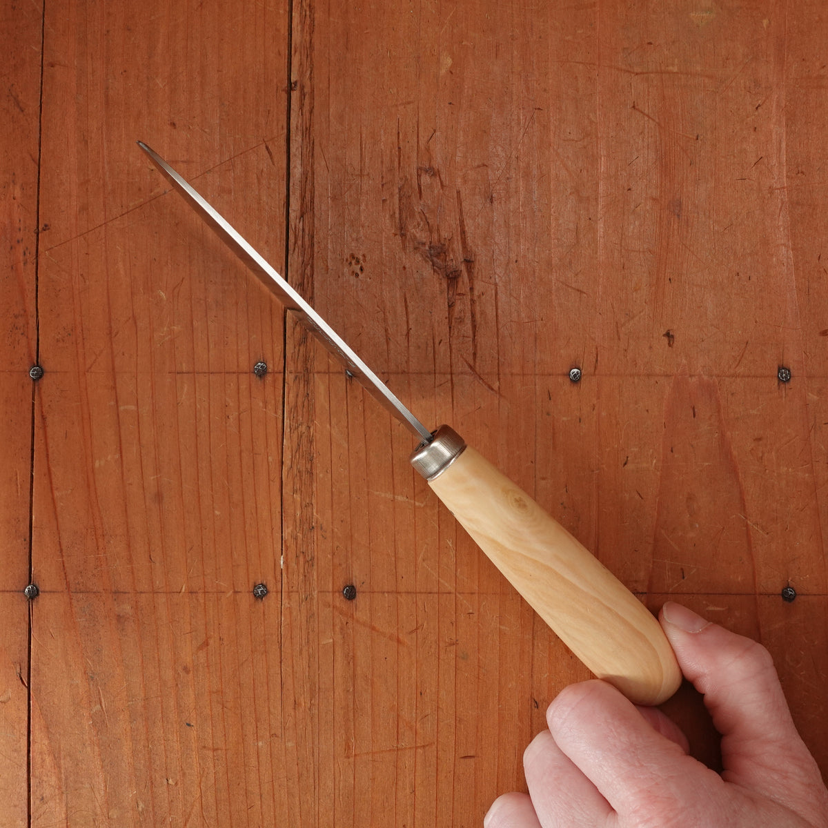 Pallares 3.5" Sobrasada Spreading Knife Stainless Steel Boxwood Handle