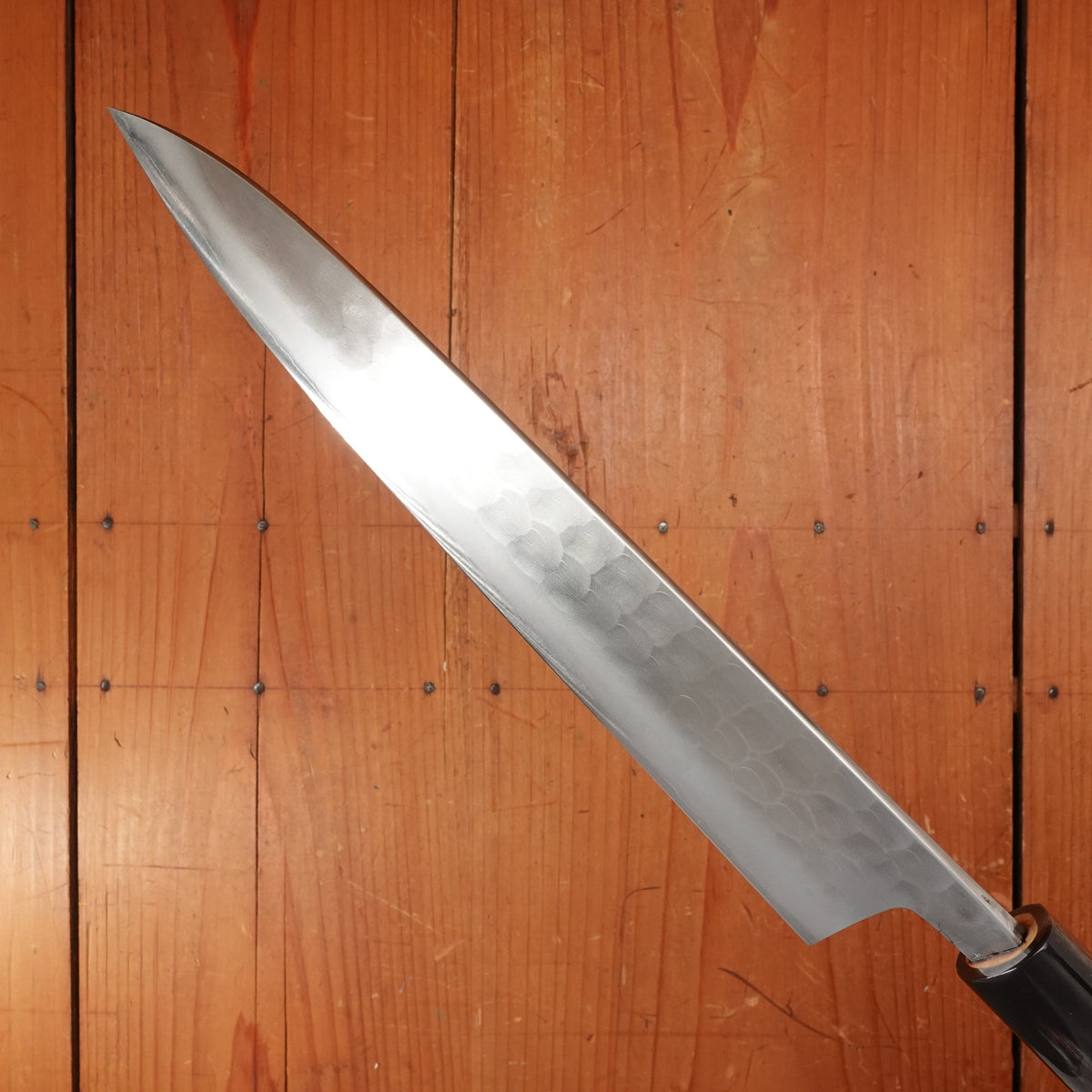 Vintage Yoshikane 240mm Wa-Gyuto SKD Tsuchime with New Old Stock Ho & Horn Handle