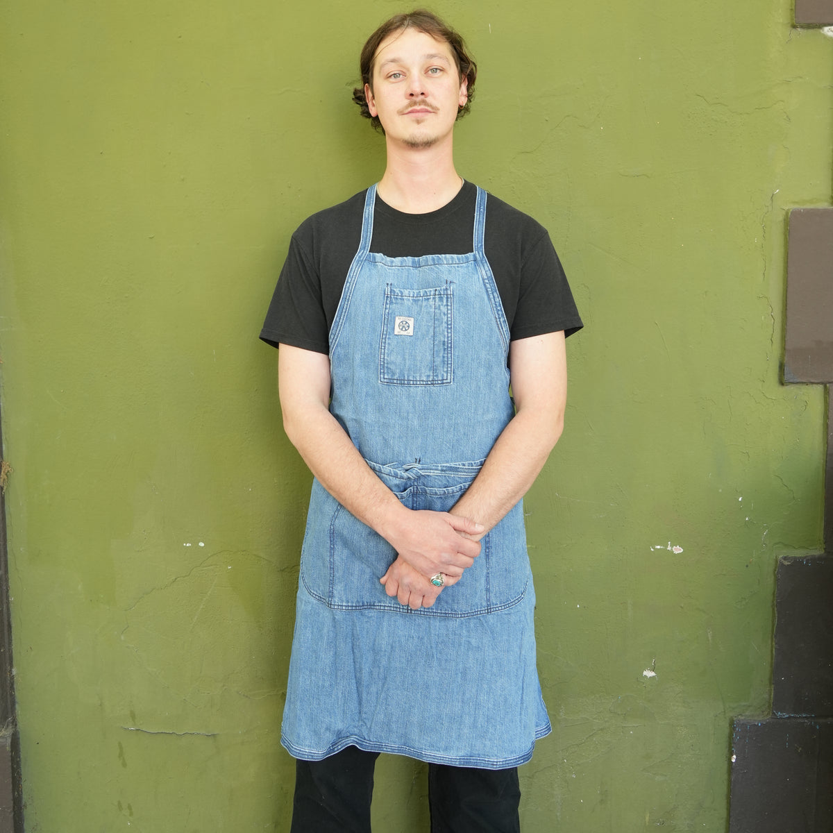 Ubi-IND Denim / Mi Cocina Classic Crossback Apron Light Vintage