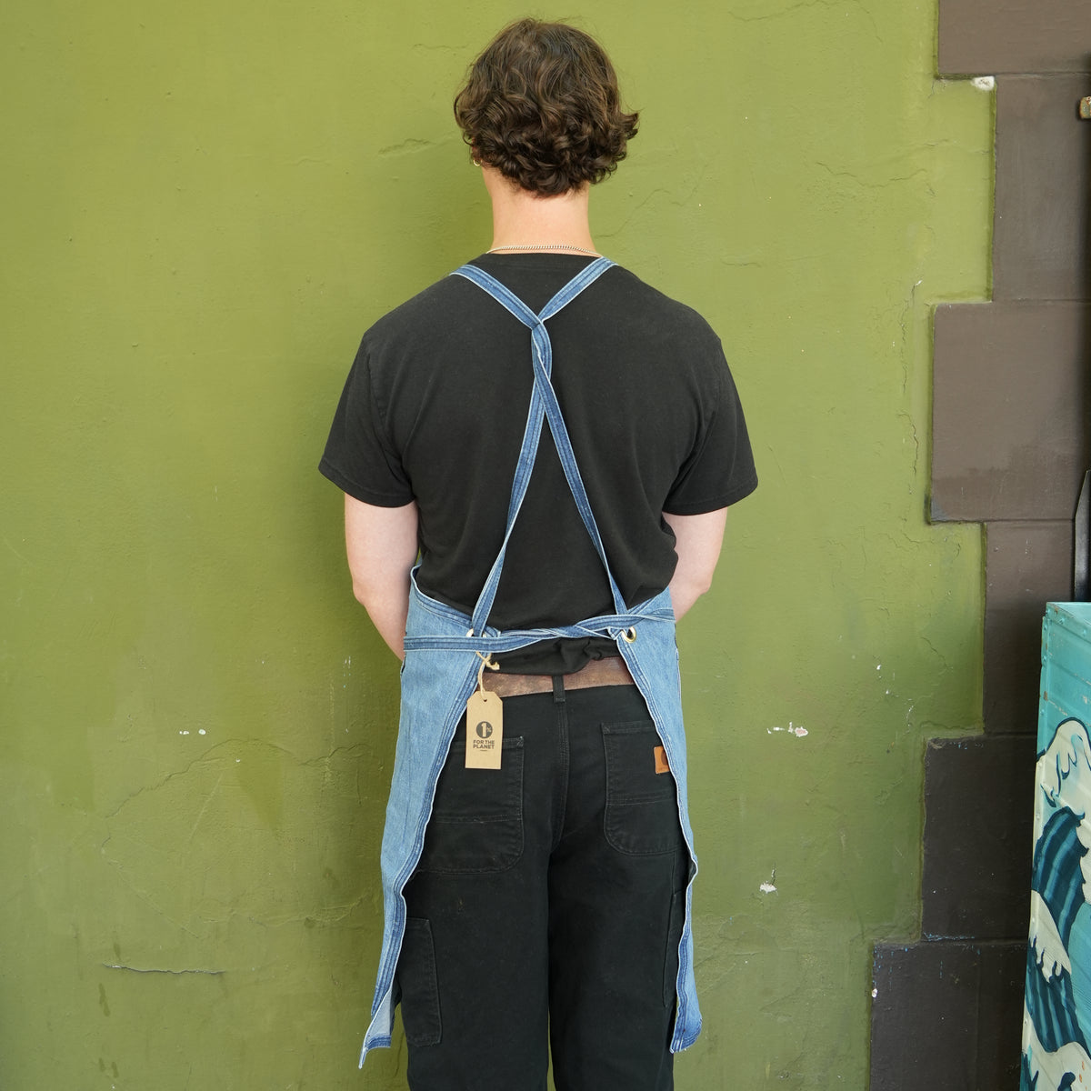 Ubi-IND Denim / Mi Cocina Classic Crossback Apron Light Vintage