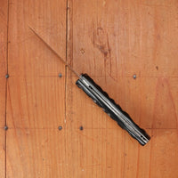 Pallares Busa 10cm Drop Point Stainless Steel Friction Lock Dark Ram Horn Handle