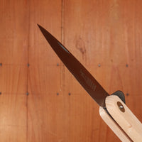 Windmühlenmesser Lierenaar Farmer's Pocket Knife Carbon Copper Beech Handle