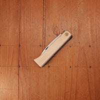 Windmühlenmesser Lierenaar Farmer's Pocket Knife Carbon Copper Beech Handle