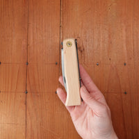 Windmühlenmesser Lierenaar Farmer's Pocket Knife Carbon Copper Beech Handle