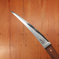 Silverthorn 6" Boning San Mai Stainless Clad O1 Carbon Steel USS N. Carolina Deck Teak Handle