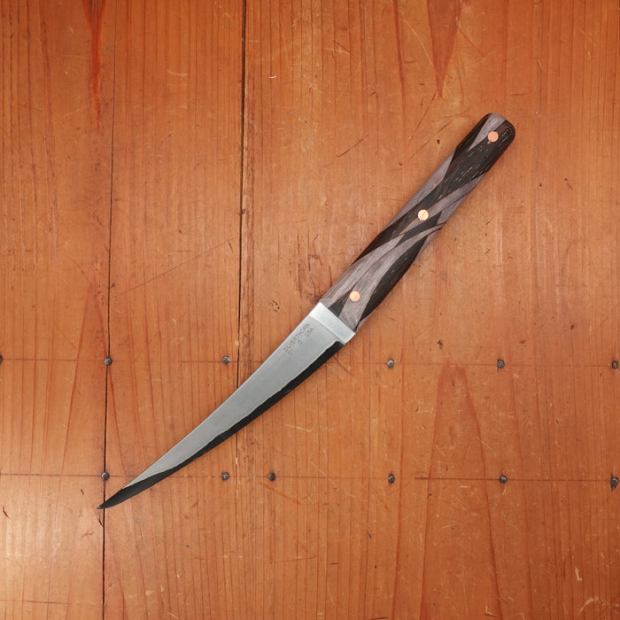 Silverthorn 6" Boning San Mai Stainless Clad O1 Carbon Steel Wildwood Handle G/W