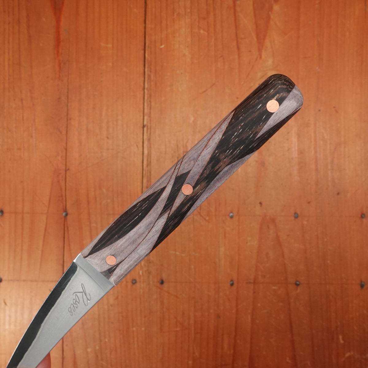 Silverthorn 6" Boning San Mai Stainless Clad O1 Carbon Steel Wildwood Handle G/W